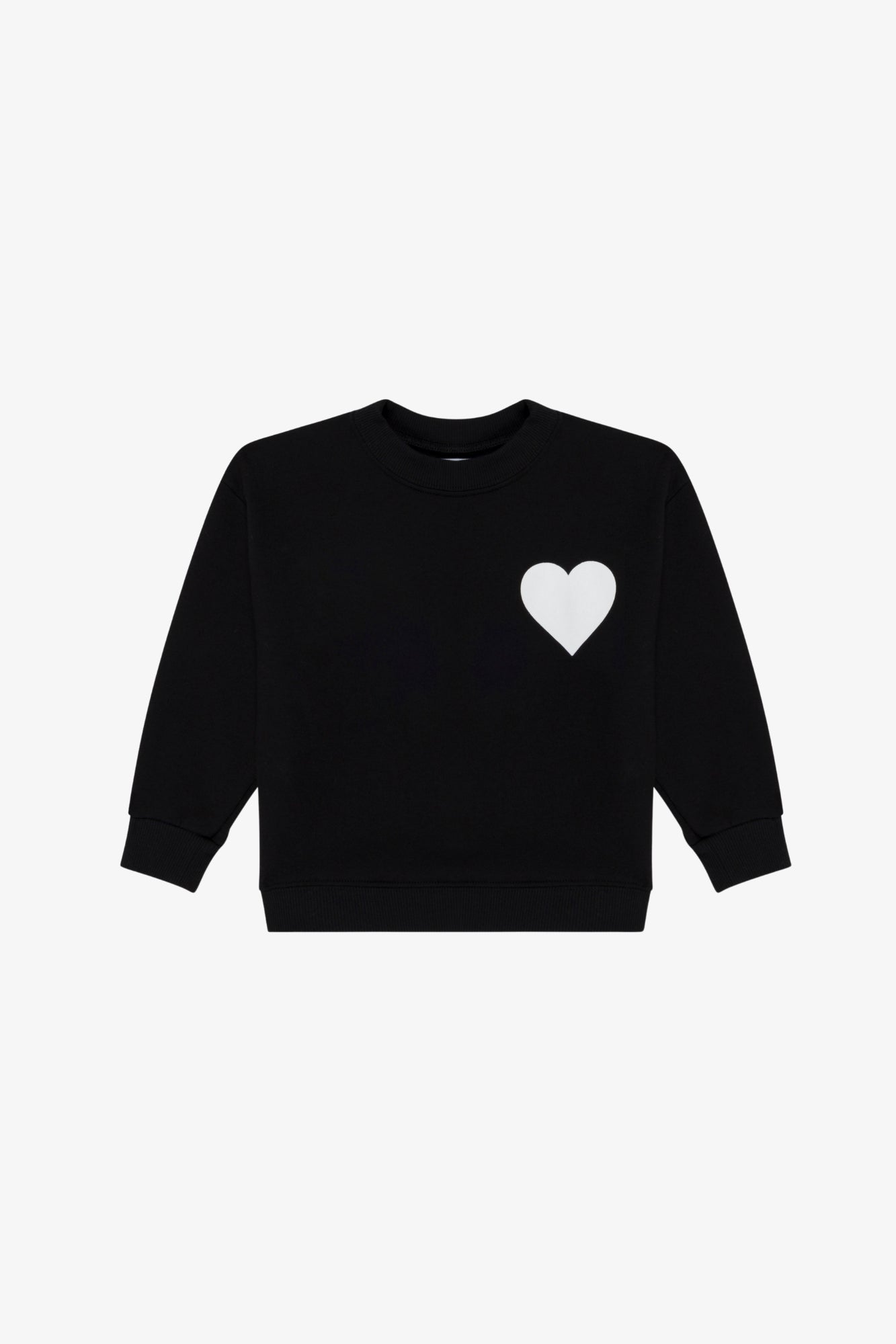 Kids Black Heart Sweatshirt