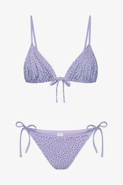 Rhinestone Triangle Bikini Top