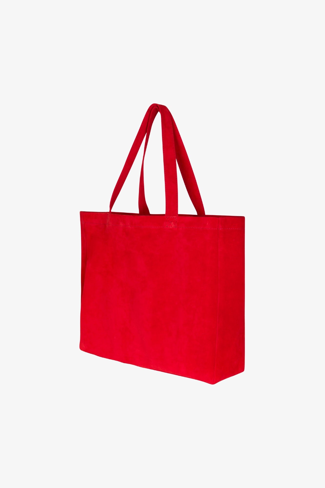 Red Suede Everyday Tote