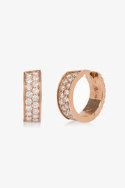 Pavé Diamond Huggies