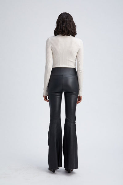 Chalk Cashmere Mock Neck
