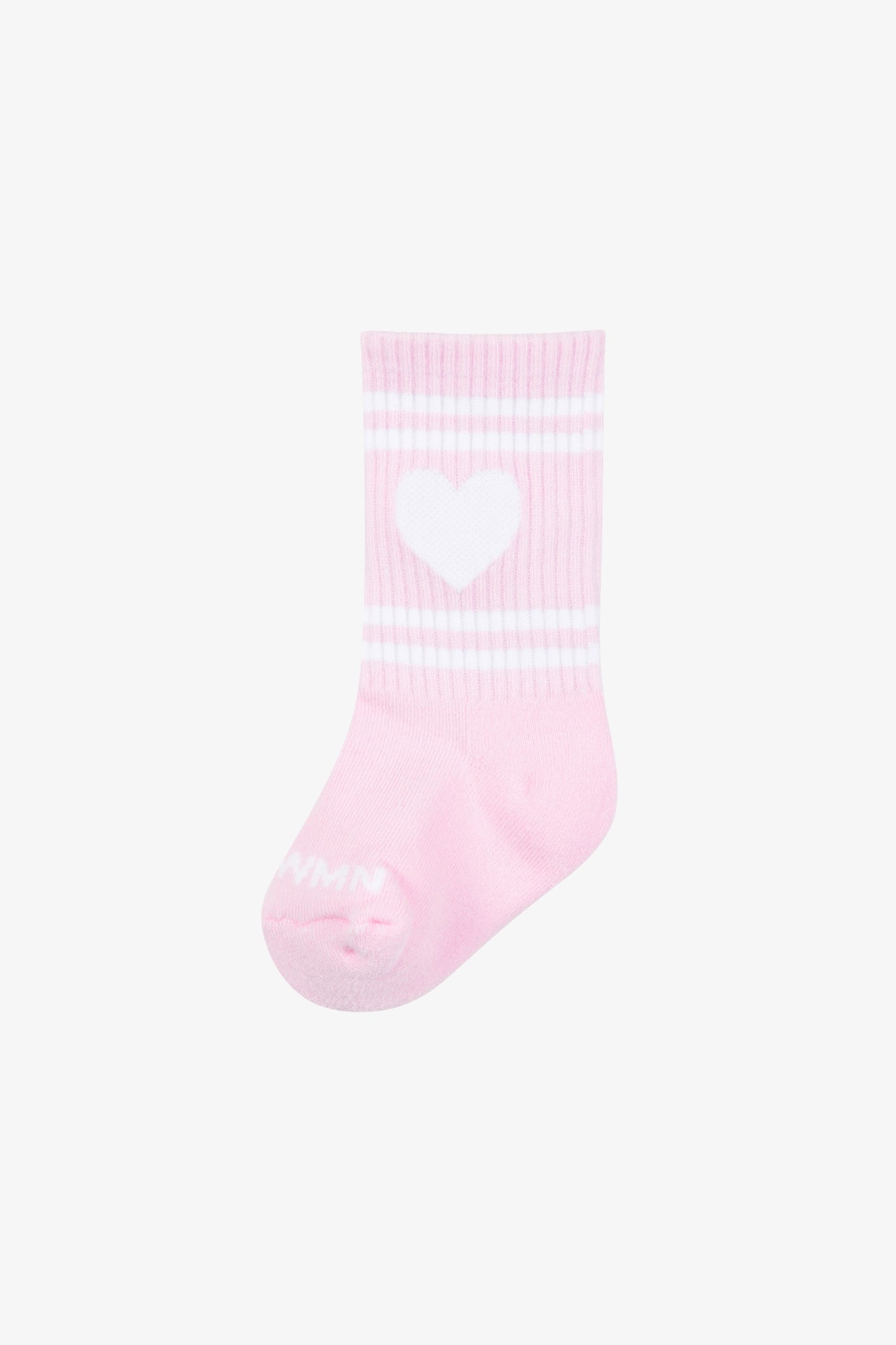 Kids Pink Heart Logo Les Chaussettes