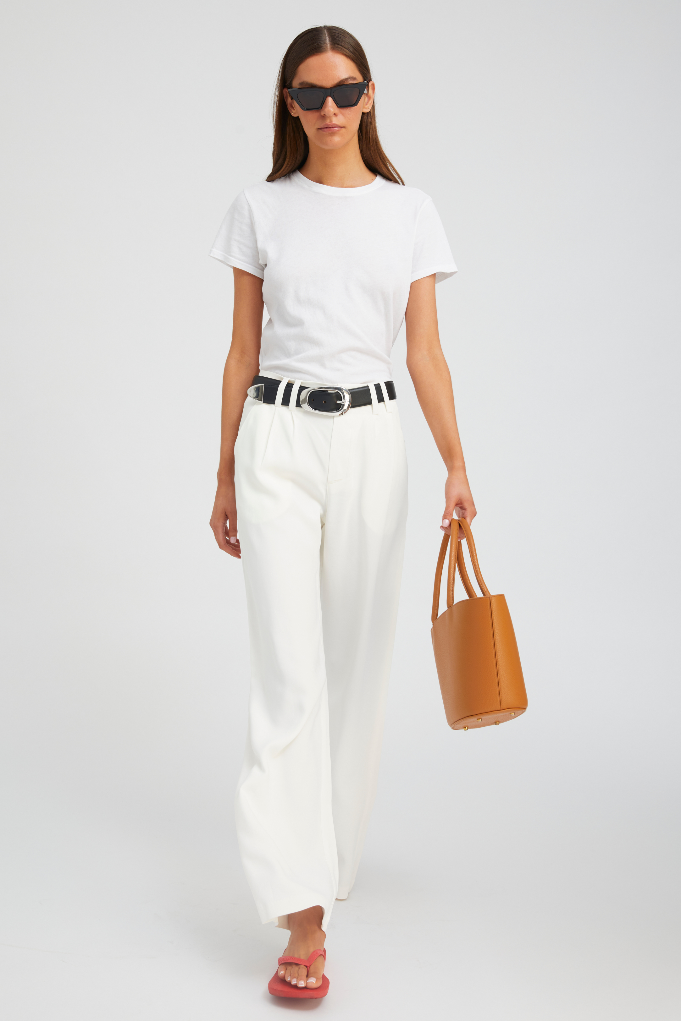 Camel Midi Panier Bag