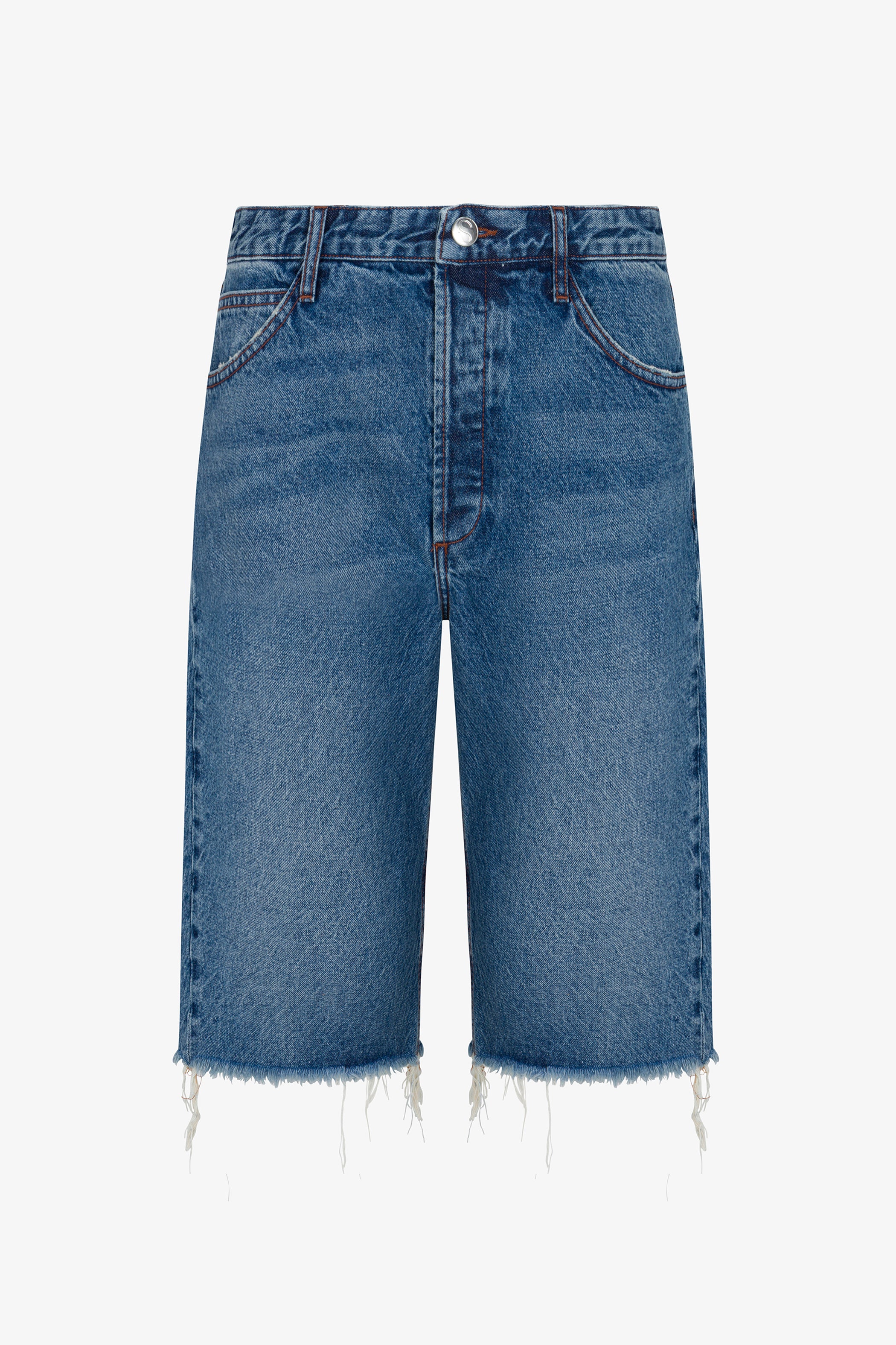 Denim Bermuda Shorts