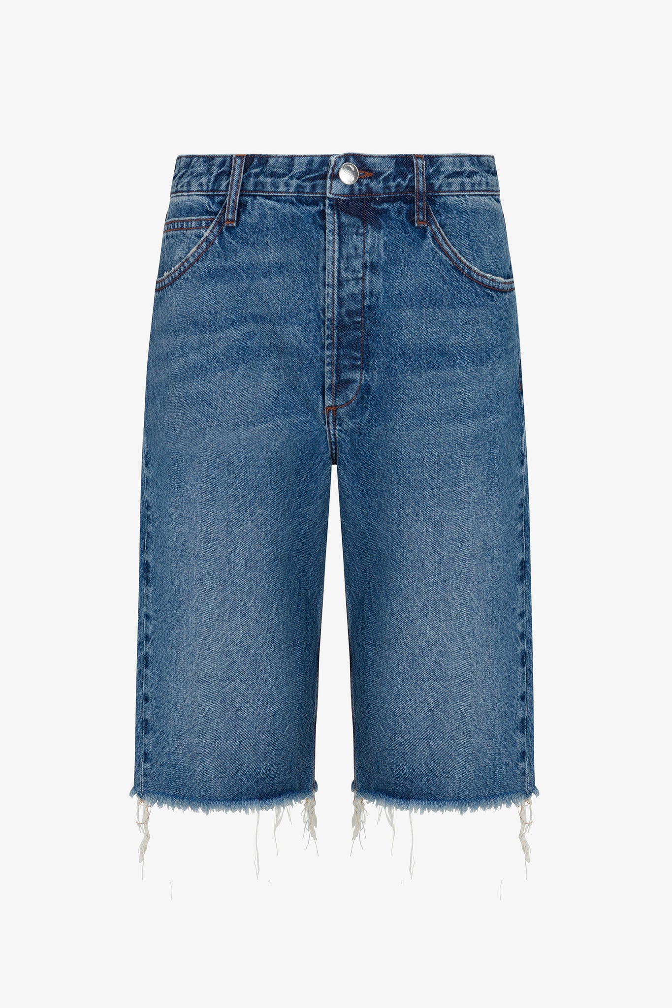 Denim Bermuda Shorts
