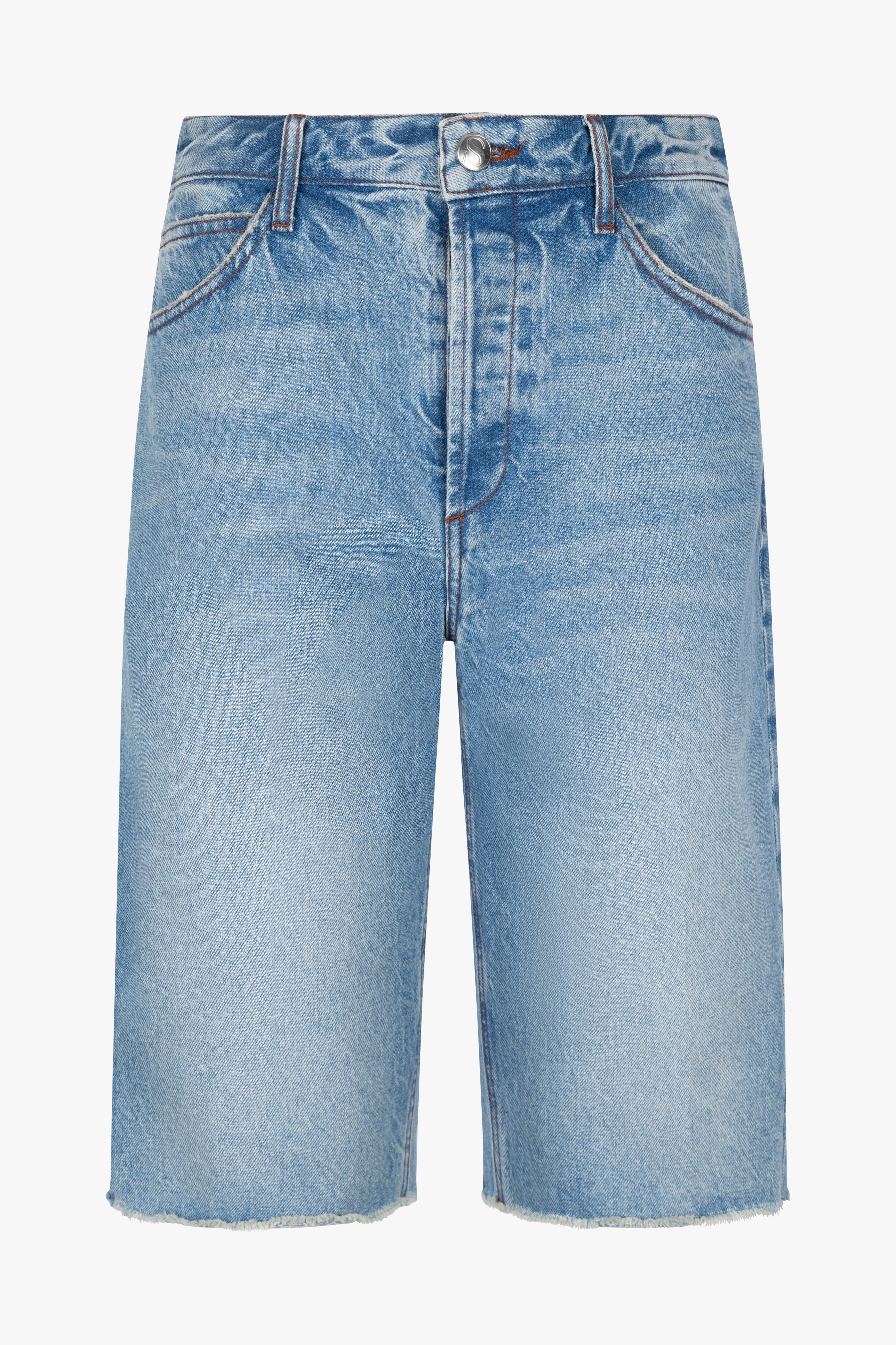 Denim Bermuda Shorts