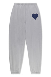 Grey Heart Sweatpants