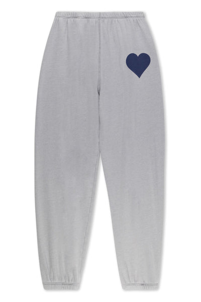 Grey Heart Sweatpants