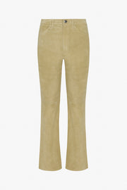 5 Pocket Suede Micro Flare
