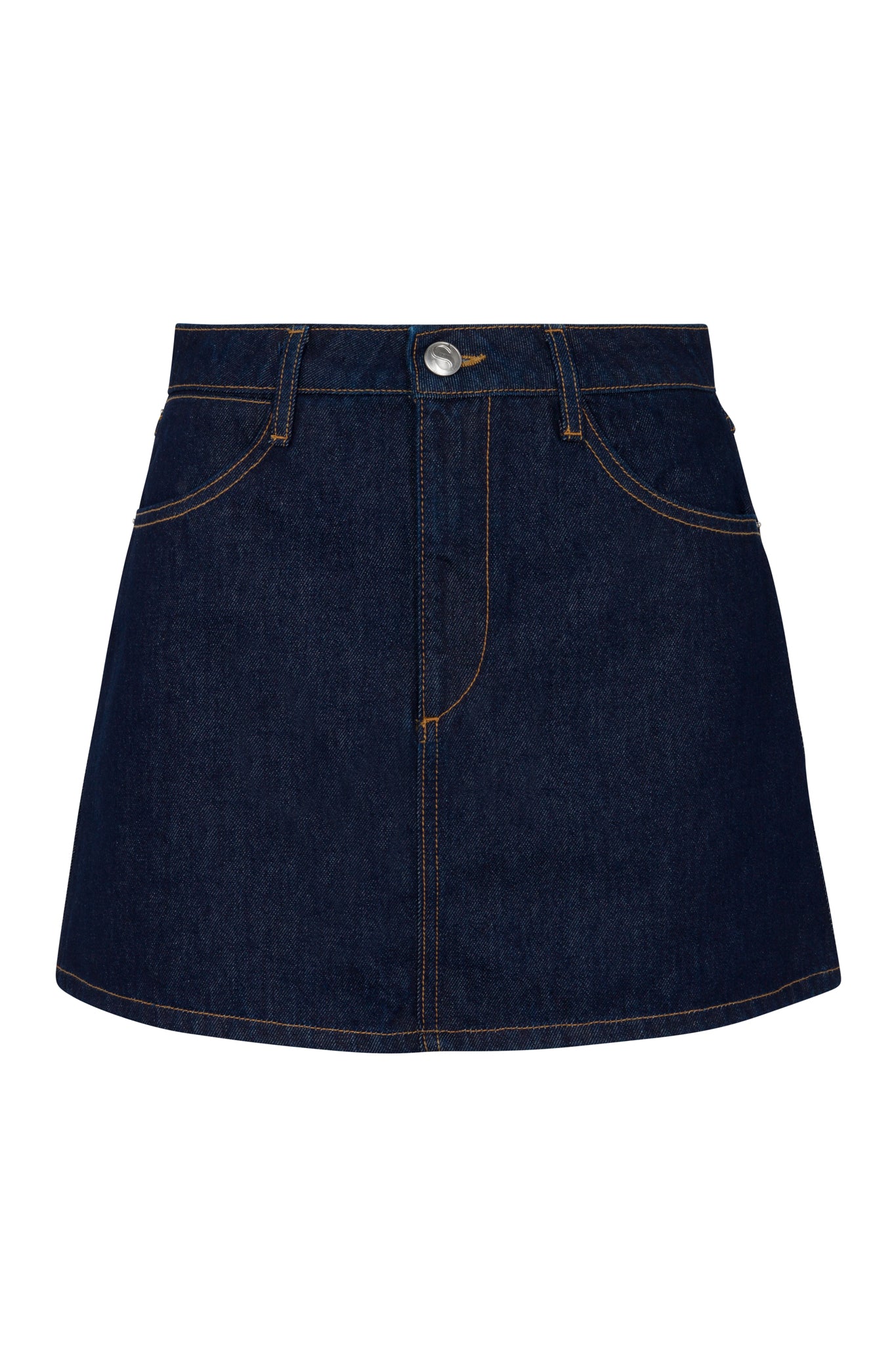Jane Denim A-Line Mini Skirt