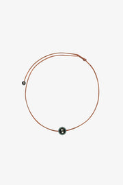 Black Signature Pearl Choker Necklace