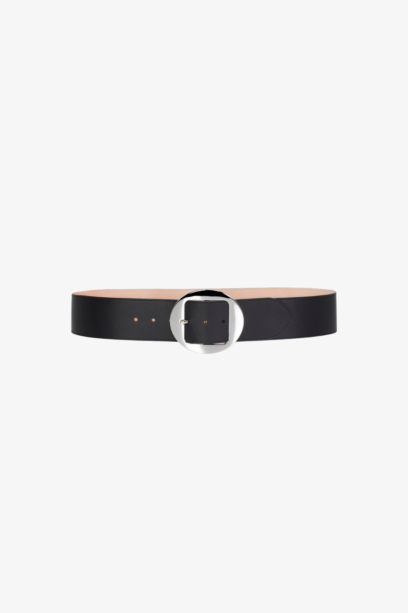 Black Leather Sienna Belt