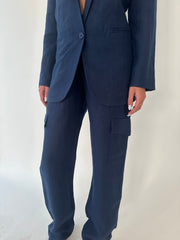 Linen Cargo Pants