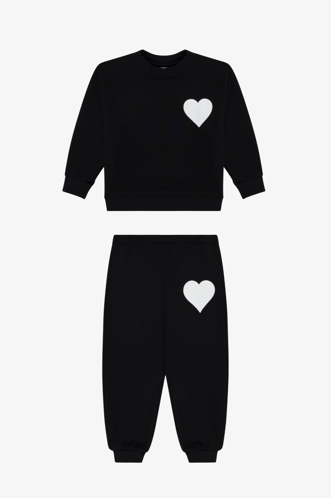 Kids Black Heart Sweatshirt