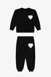Kids Black Heart Sweatshirt