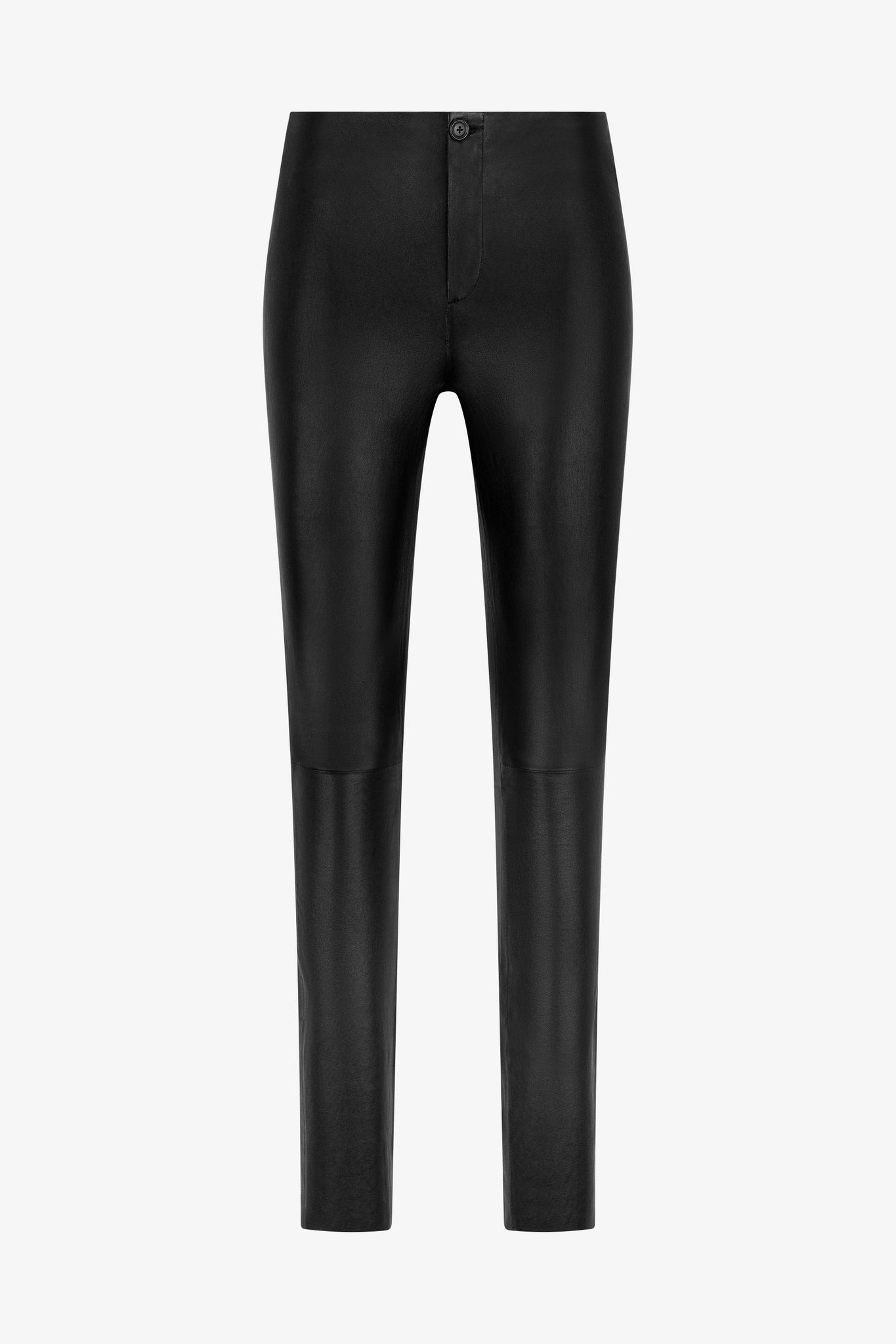 Cara Leather Skinny Trousers