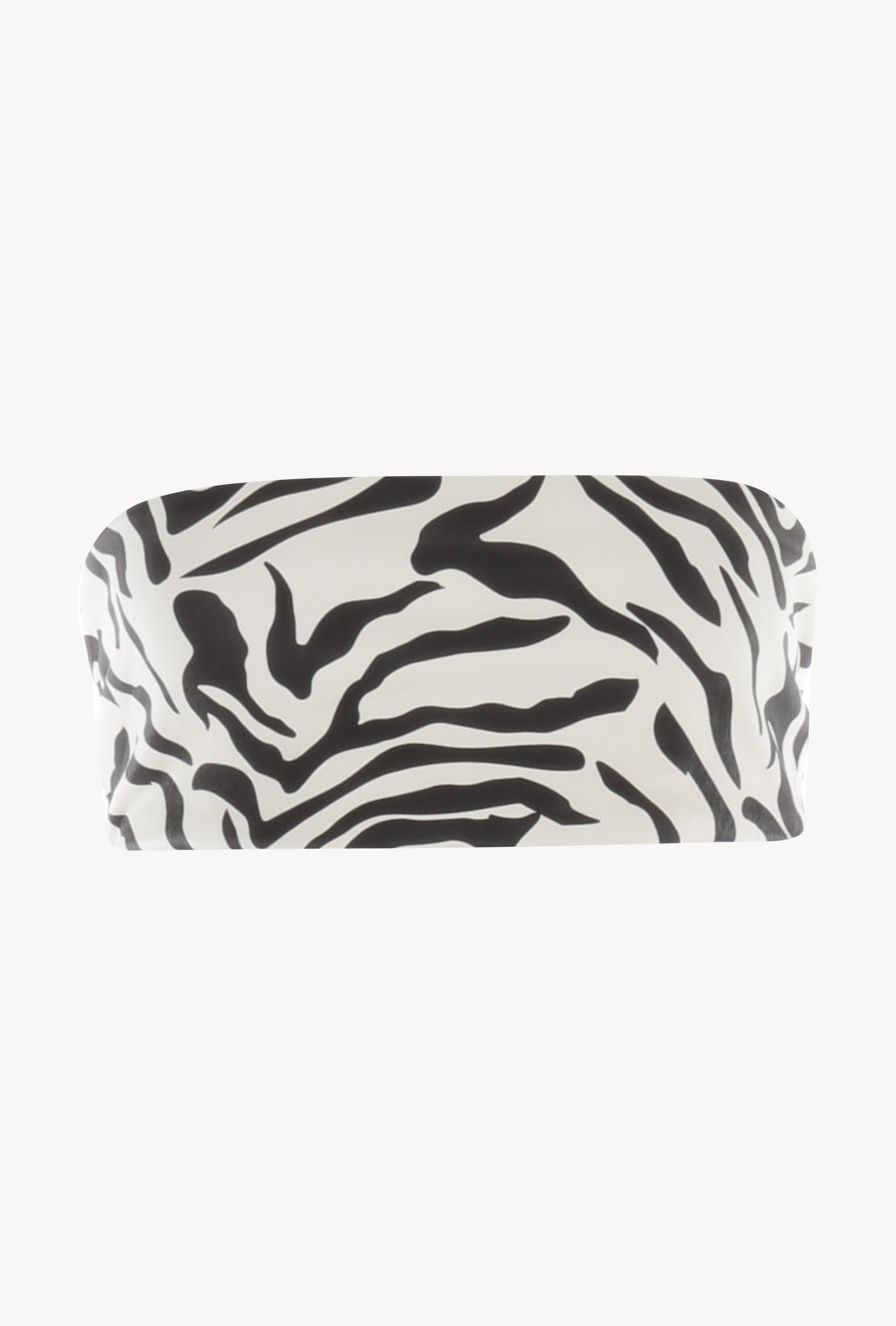 Zebra Leather Bandeau