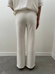 Off White Straight Leg Sweatpants