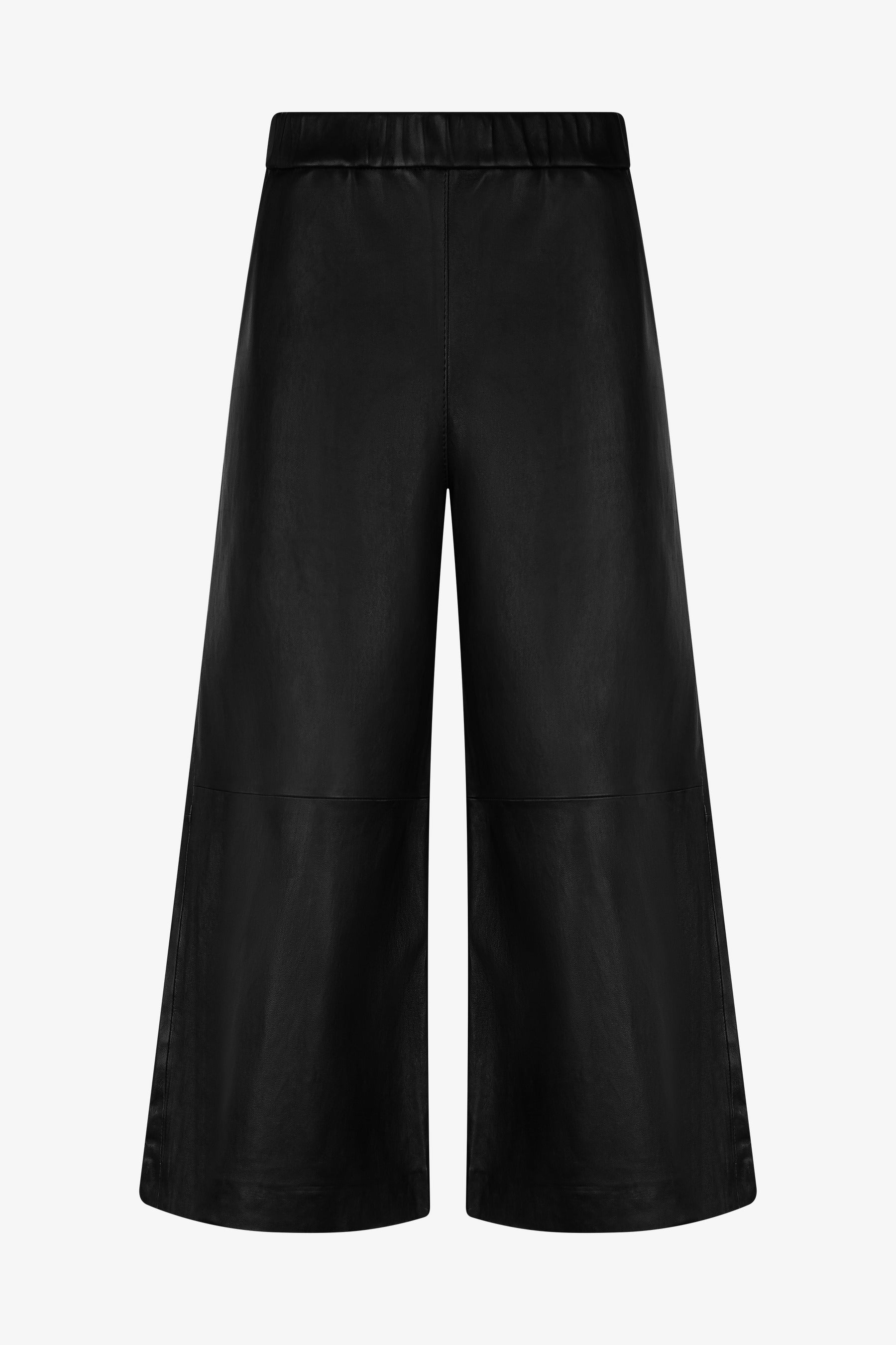 Stretch Leather Culotte