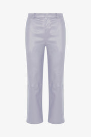 Leather Cropped Trousers