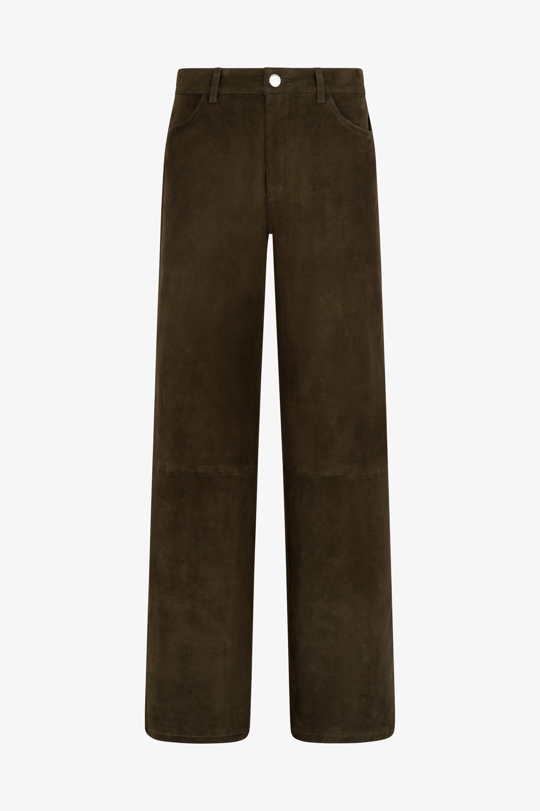 Suede Carpenter Pants