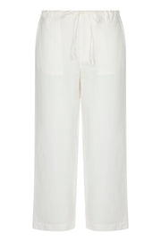 White Linen Amalfi Pants