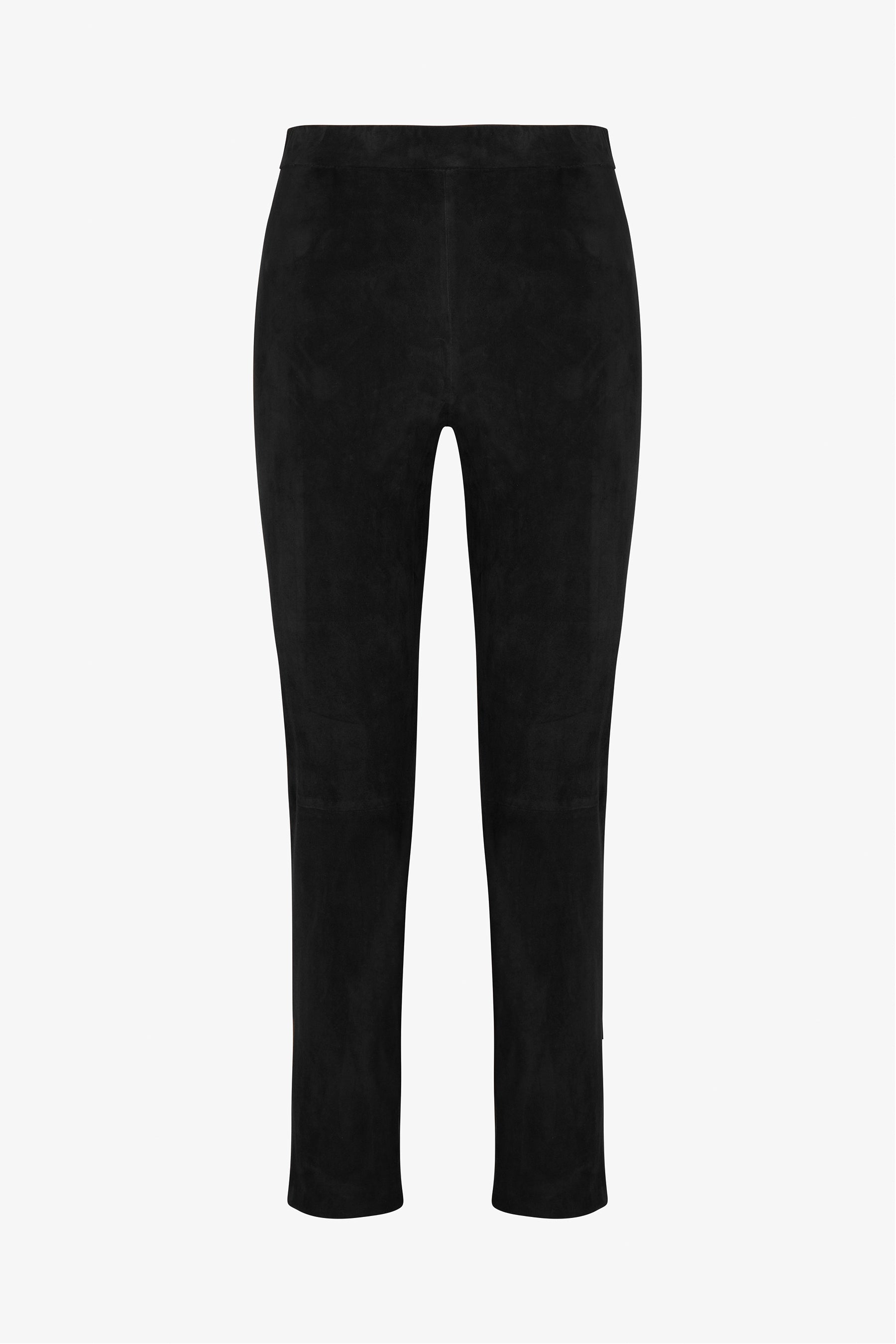 Black Suede Sophia Pull On