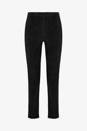 Black Suede Sophia Pull On