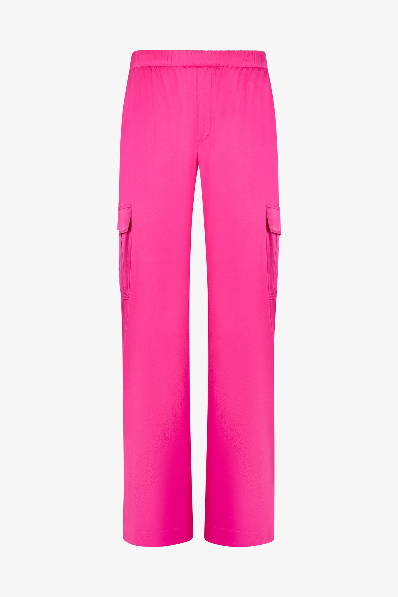 Silk Charmeuse Cargo Pants