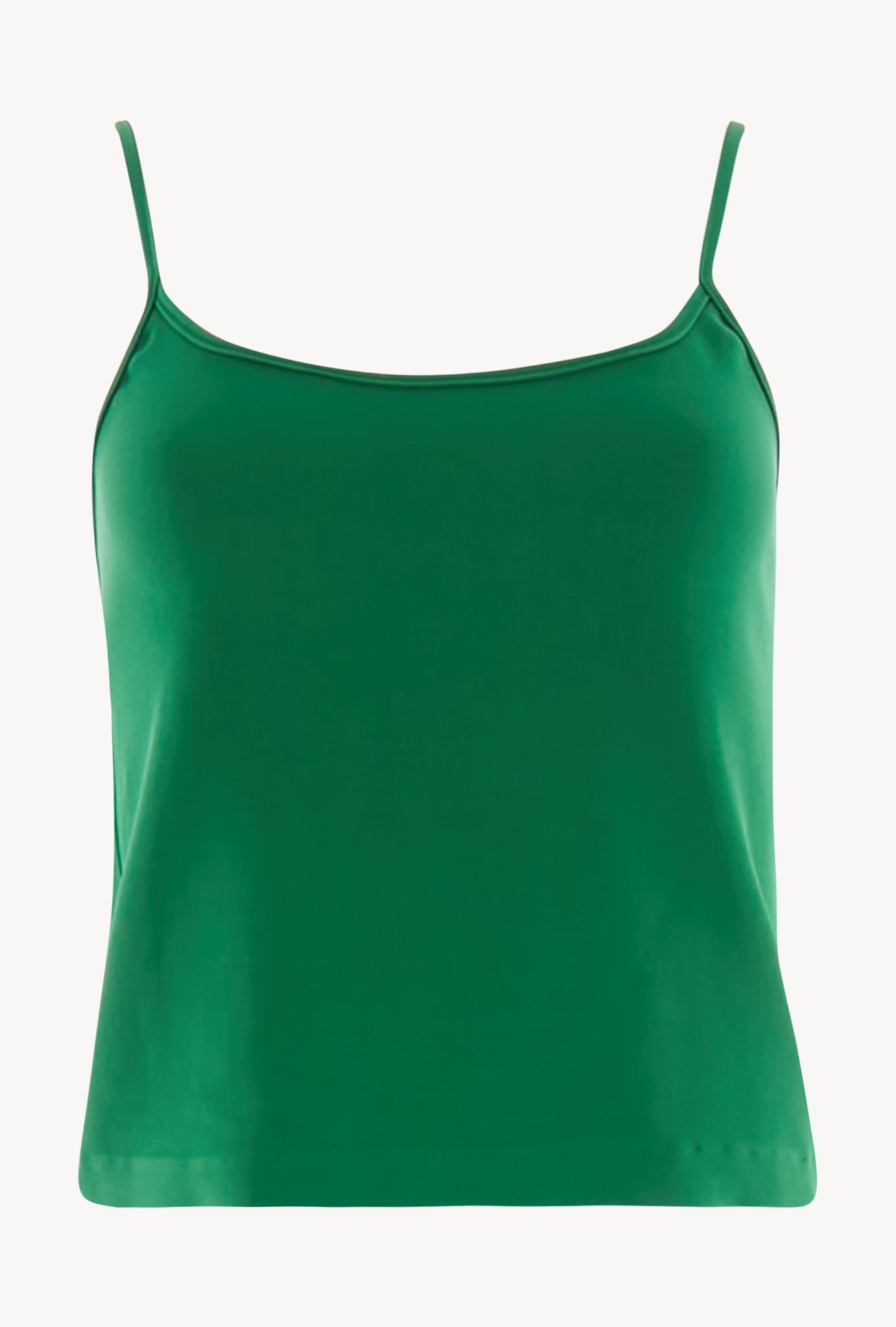 Evergreen Crepe Scoop Neck Cami