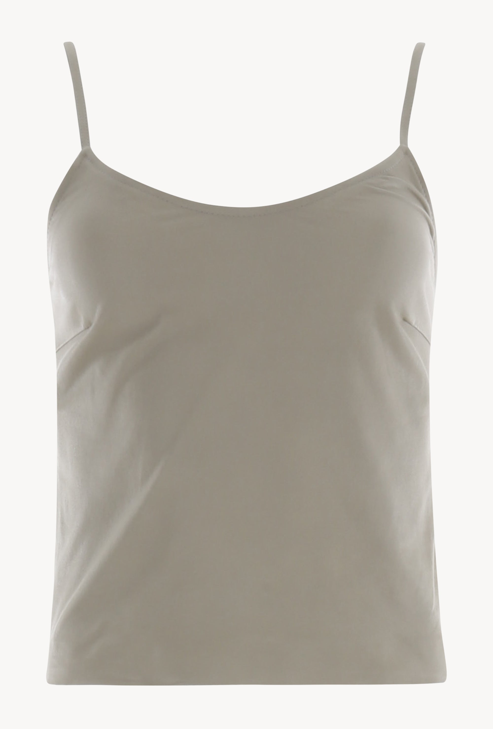 Sable Crepe Scoop Neck Cami