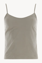 Sable Crepe Scoop Neck Cami