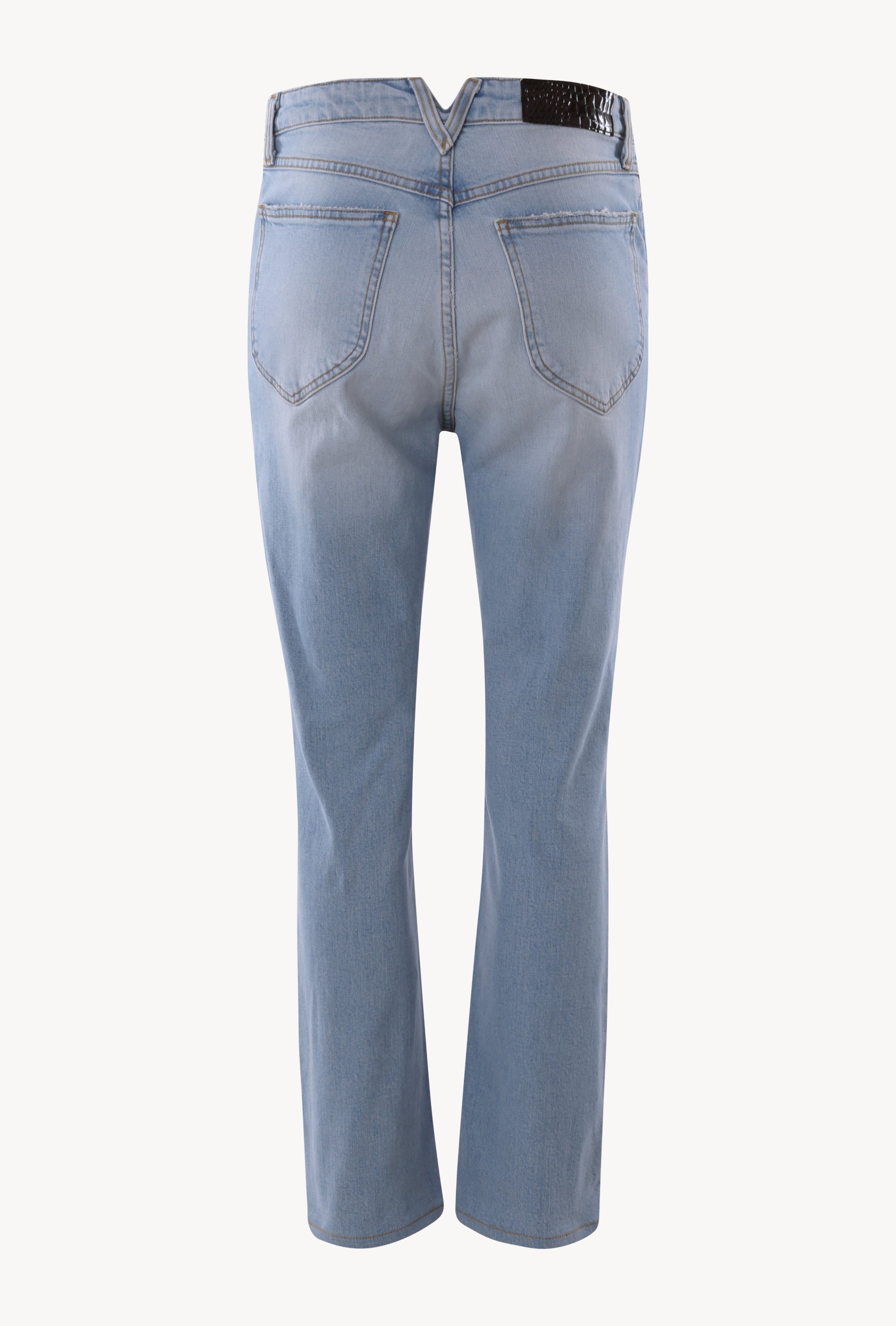 Alanis Boyfriend Distressed Denim