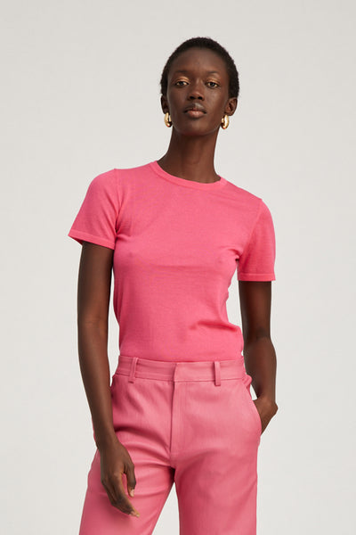 extream cashmere CottonCashmere Tee ピンク extreme cashmere cotton baby tee – 292 america