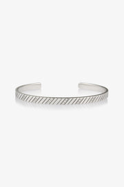 Diamond Diagonal Engraved Cuff