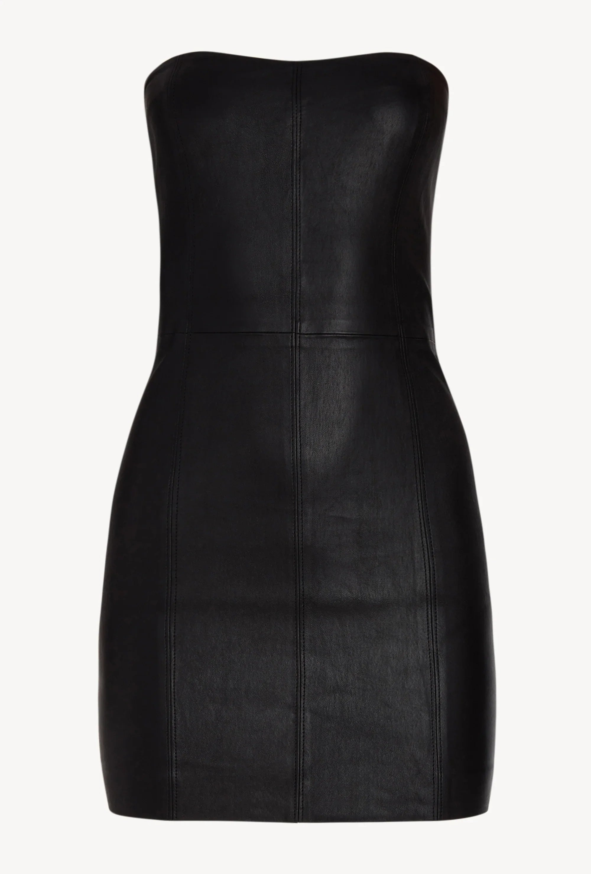 SPRWMN Strapless Leather Dress Black M SPRWMN Strapless Leather Dress Black M