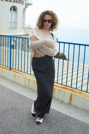 Silk Bias Maxi Skirt