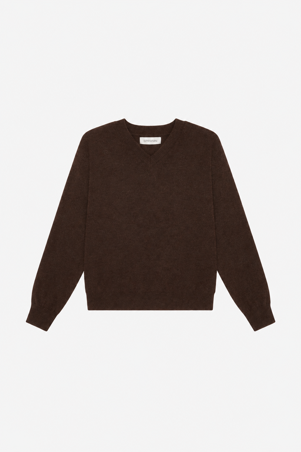 Cashmere Shrunken V Neck