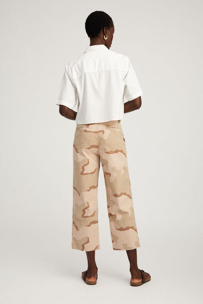 Dusty Pink Camouflage Slash Pocket Trousers