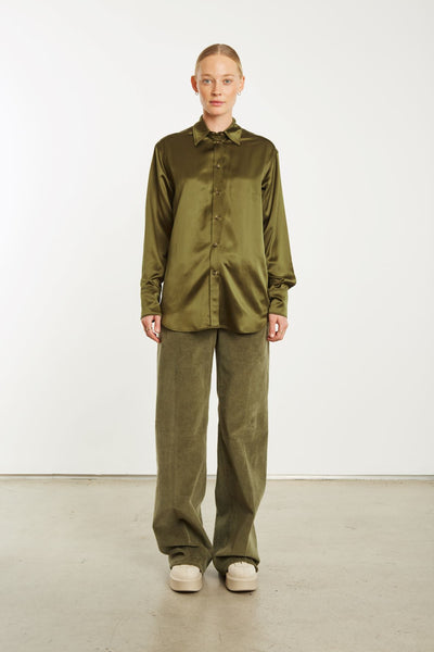 Moss Corduroy Wide Leg Trouser