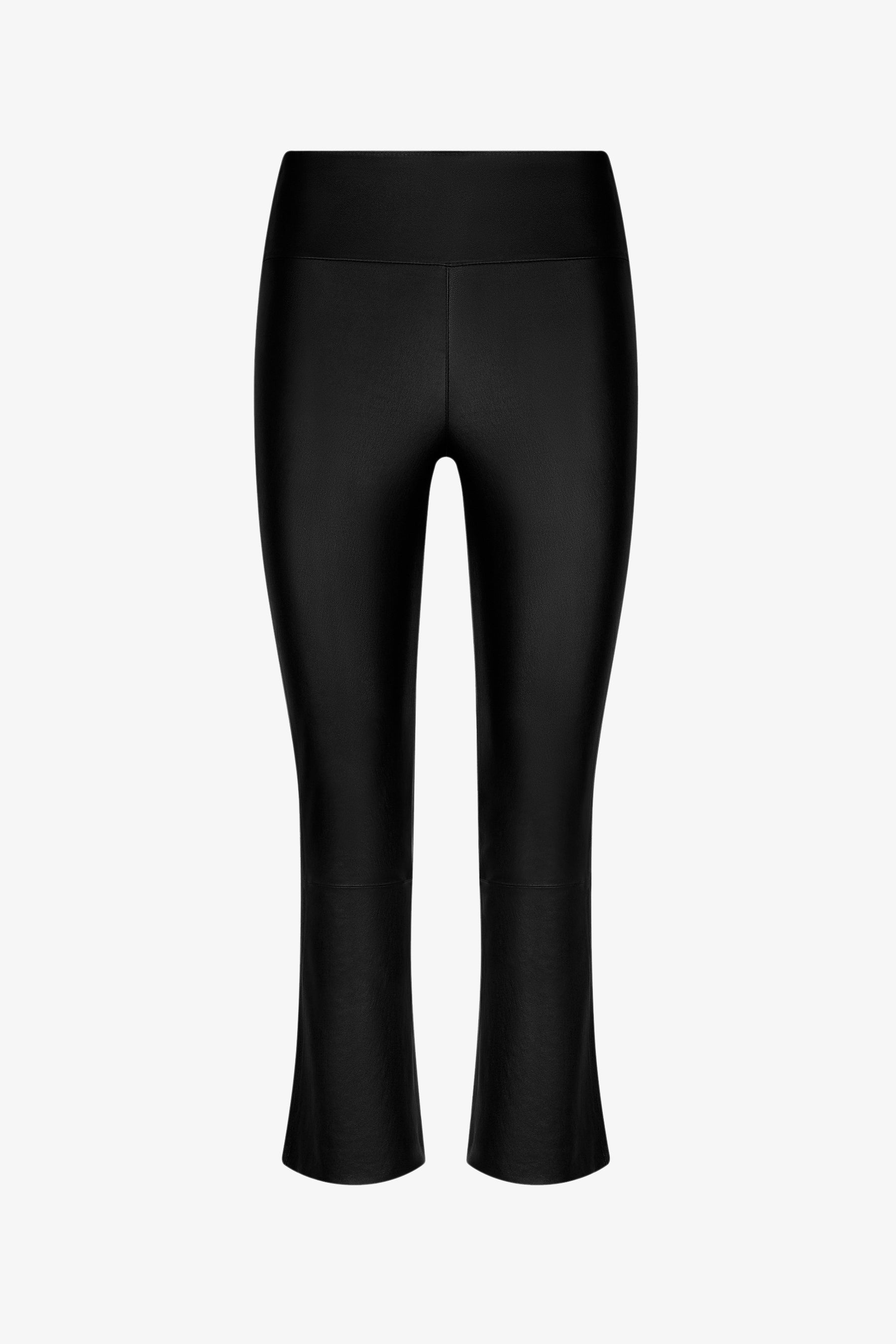 Grace Leather Crop Flare