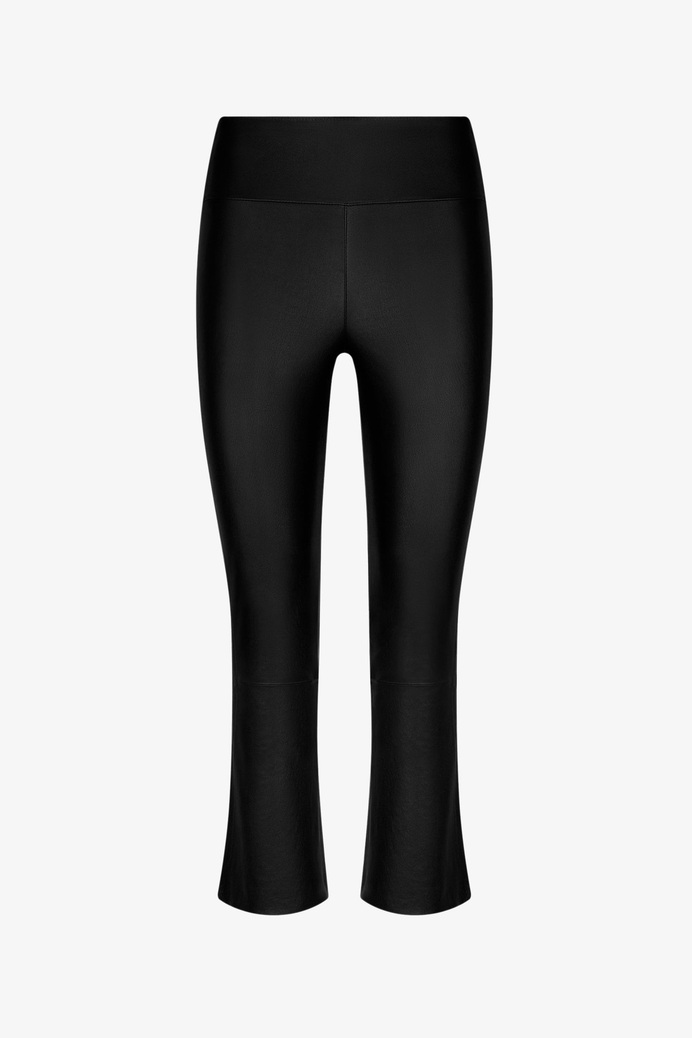 Grace Leather Crop Flare