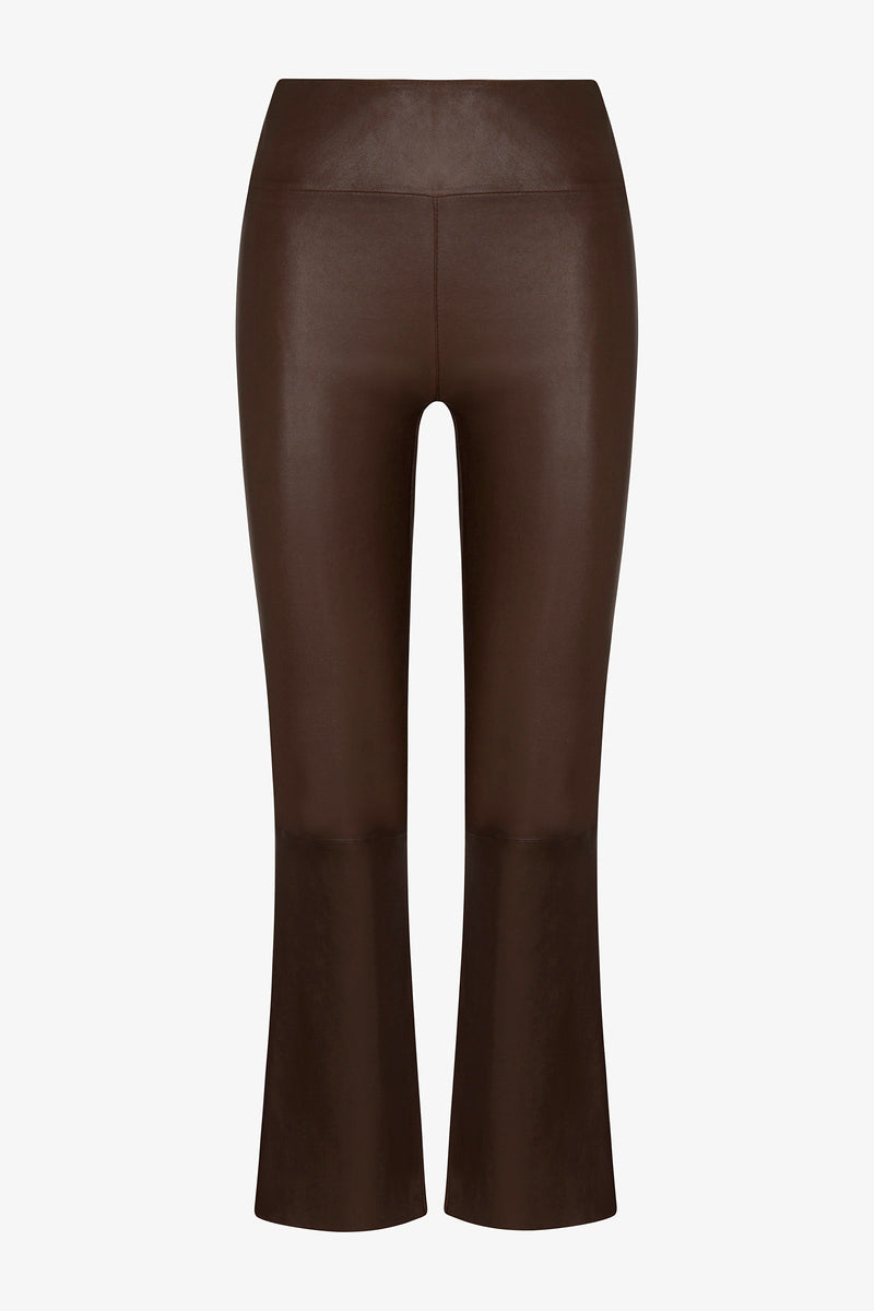 Jackie Leather Ankle Flare