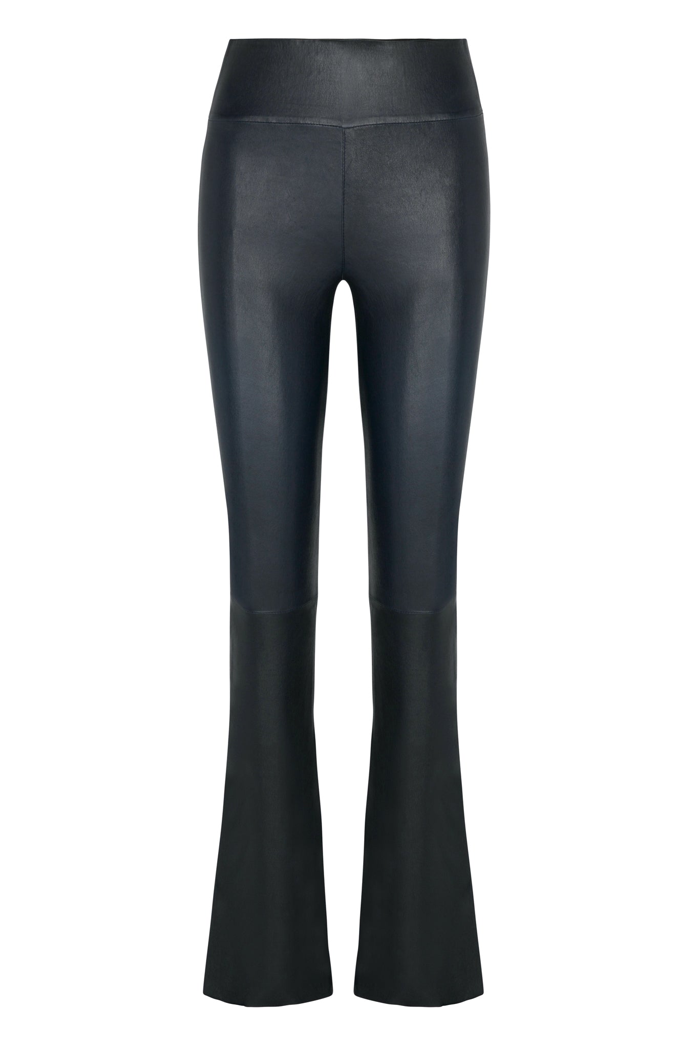 Midnight Leather Micro Flare