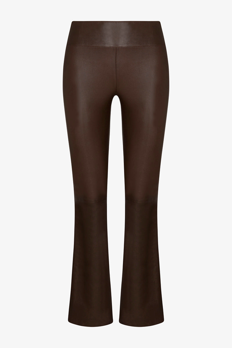 Jane Leather Micro Flare