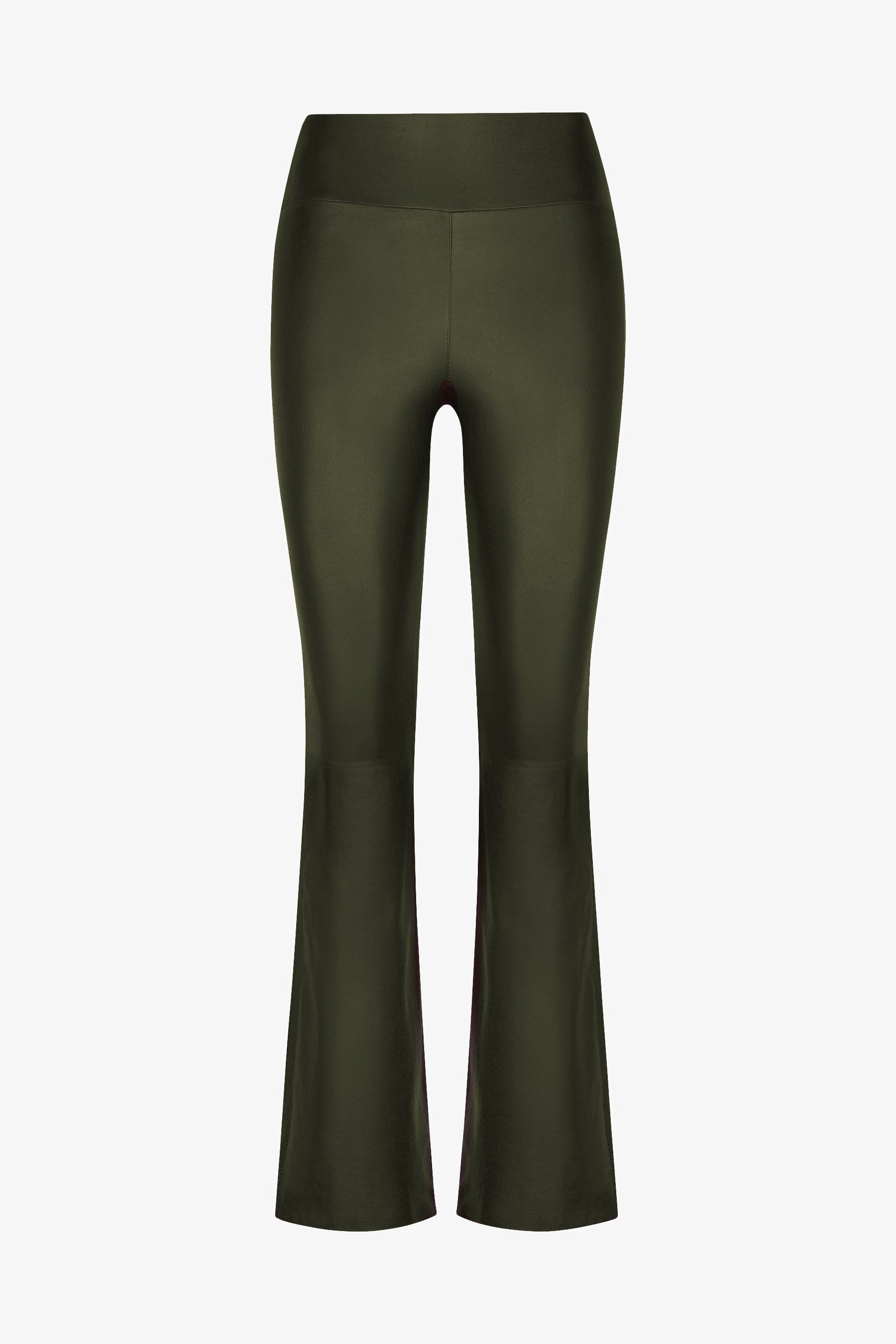 Jane Leather Micro Flare