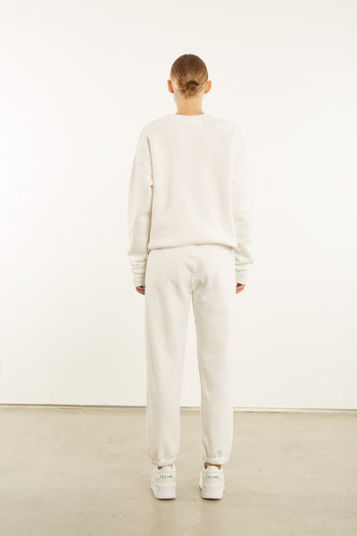 Off White Gold Logo Sweatshirt