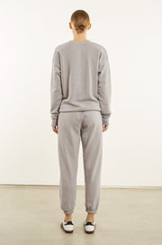 Grey Heart Sweatpants