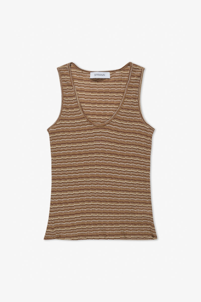 Pointelle Tank