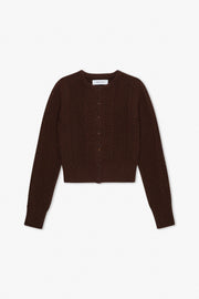 Cashmere Cable Knit Cardigan